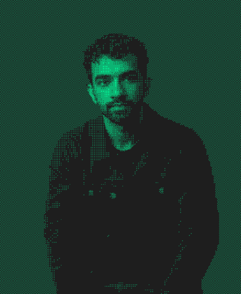 Hardeep Gambhir dithered portrait